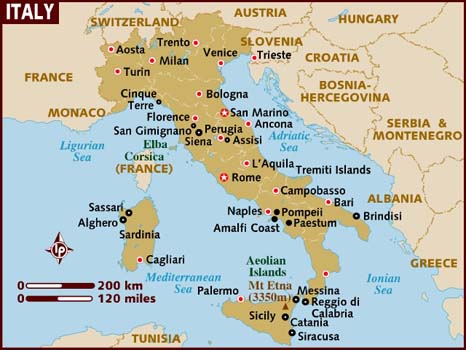 Italy  Map